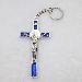 10.8cm Gift Silver Christian Jesus Cross key chain (CK065)