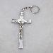 10.8cm Gift Silver Christian Jesus Cross key chain (CK065)