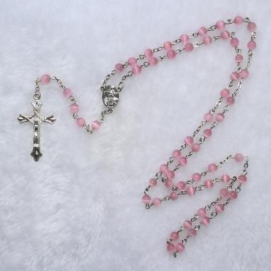 8mm Stone rosary mysteries days of the week (CR102)