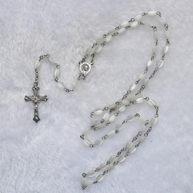 8*6mm Resin rosary style beaded chain (CR146)