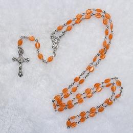 8*6*5mm cheap plastic rosaries in bulk (CR151)