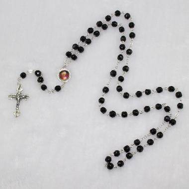6mm Glass christening gifts rosary beads (CR188)