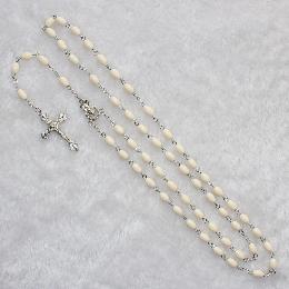 8*5mm resin religious rosary necklace (CR290)