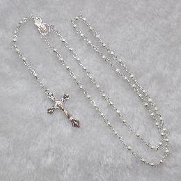 6mm shape metal rosary beads(CR313)