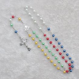 6mm glass beads catholic rosaries (CR330)