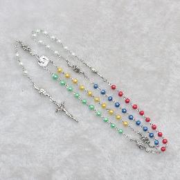 6mm catholic Jewelry rosary with holy mary (CR331)