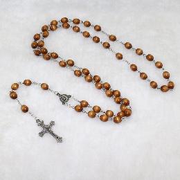 8*7mm rosaries bead chain necklaces (CR352)