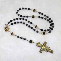 6mm Natural Stone Bead Prayer necklace (CR361)