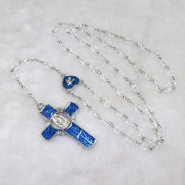 6mm religious glass getting rosary beads blessed (CR368)