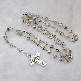 6mm Glass Prayer blessed rosary beads uk (CR369)