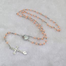 4mm prayer beads Christian rosary (CR386)