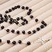 8mm Plastic imitation pearl beaded rosary (CR428)