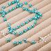 8mm Plastic imitation pearl beaded rosary (CR428)