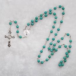 6mm Turquoise Beads Rosaries (CR051)