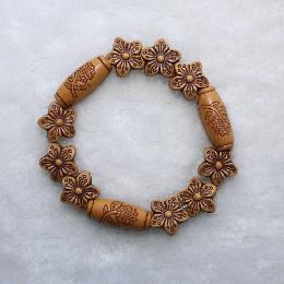 14mm big  Beads Natural Beaded Bracelets (AJ048)