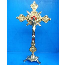 25cm copper plated alloy hanging crucifix (CA002)