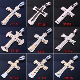 religious stainless steel jewelry crucifix (ST127)