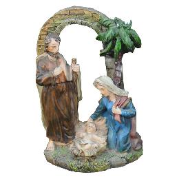 14cm Fashion Resin Holy Family Statue (CA067)