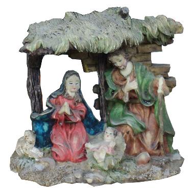 14cm Holy Family Religious Catholic Statues (CA071)