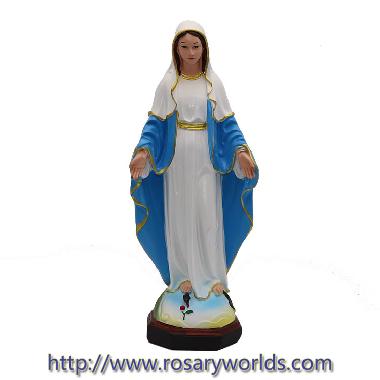 30cm church religious resin virgin mary statue (CS006)