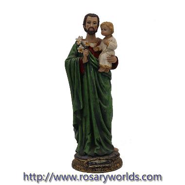 30cm St Joseph statue with baby jesus (CS011)