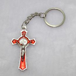 5.5 cm custom religious zinc alloy keyrings (CK060)