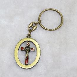 4cm custom Rotatable cross key chain (CK101)