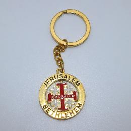 4.5cm Color Jerusalem Cross Key Chain (CK112)