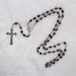 6mm Hematite cathoic rosaries in bulk amazon (CR084)
