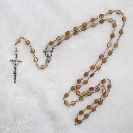 8*6mm catholic church rosary beads and Jesus cross (CR088)