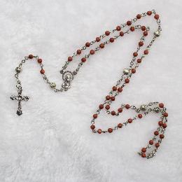 4mm high quality Stone Rosaries beads (CR089)