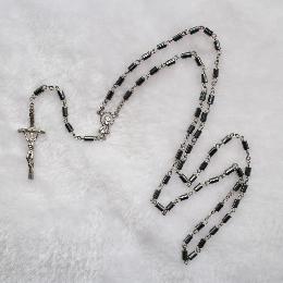 8*5mm Cylindrical Rosaries beads with crucifix(CR090)