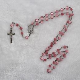 8*8*5mm rosary beads with St Benedict Connectors (CR095)