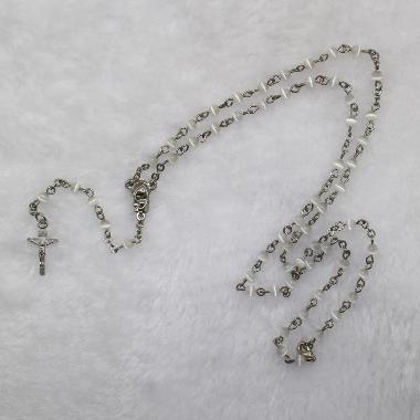 4mm Stone rosary mysteries catholic online (CR101)