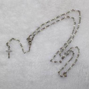 4mm Stone rosary mysteries catholic online (CR101)