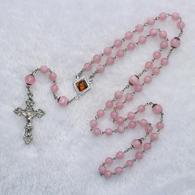 8mm Resin first holy communion bible and rosary (CR126)