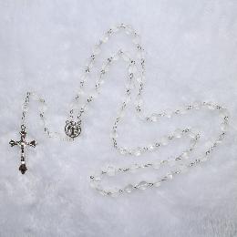 8mm Transparent Glass Rosaries (CR003)
