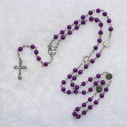 6mm cheap plastic rosaries in bulk (CR149)