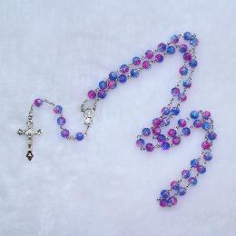 8mm Glass where can i buy rosary beads in person near me (CR0178)