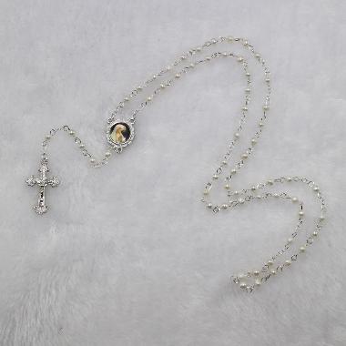 4mm  Glass Beads rosary beads blessed by the pope for sale (CR185)