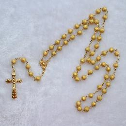 8mm Golden Copper Rosary Beads (CR212)