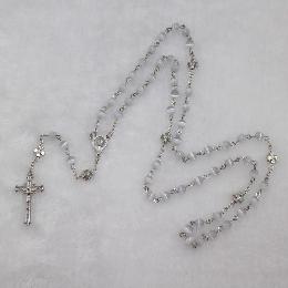 8mm stone Christians Rosary Chains Necklace (CR215)