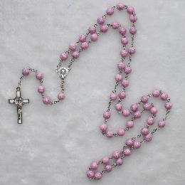 8mm christ multicolor rosary for first communion(CR229)