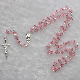 8*6mm Plastic Beads First Communion Rosary (CR237)