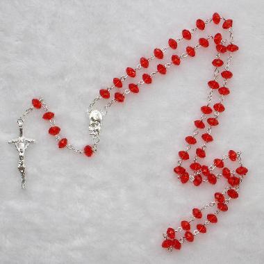 8*6mm plastic beads Holy religious Rosary (CR239)