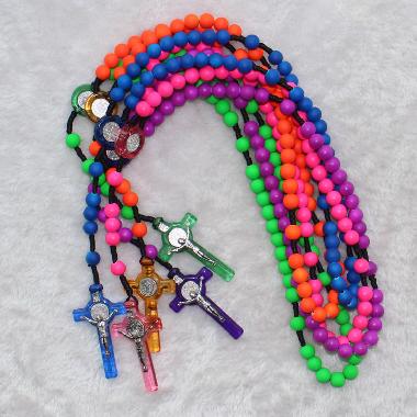 8mm christ multicolor first communion gift (CR303)