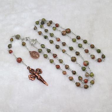 6mm mini Children Rosary Necklace (CR363)