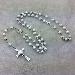 8mm Religious jewelry resin rosary beads necklace (CR390)