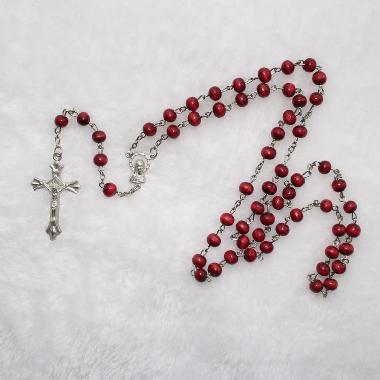 7mm catholic Wooden beads Rosaries (CR044)