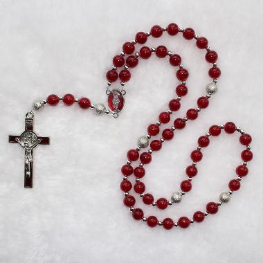 8mm Glass Beads Rosaries (CR063)